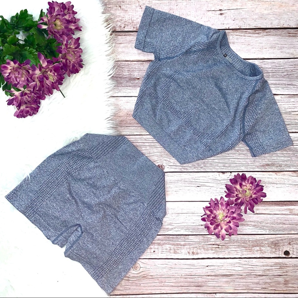 SET//High Waist Workout Shorts
